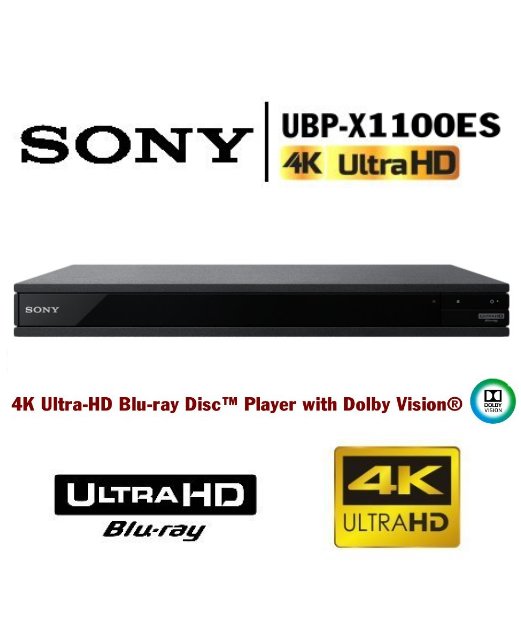 ULTRA HD 4K PLAYER SONY UBP-X1100 ES Dolby Vision® (Đầu Phát Đĩa Blu-ray 4K)  